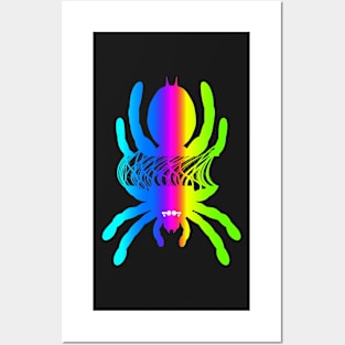 Tarantula Silhouette V113 (Vertical) Posters and Art